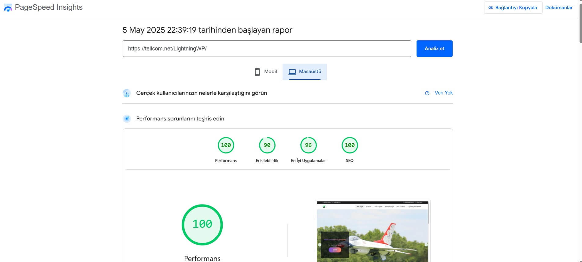 LightningWP – ZERO PLUGIN